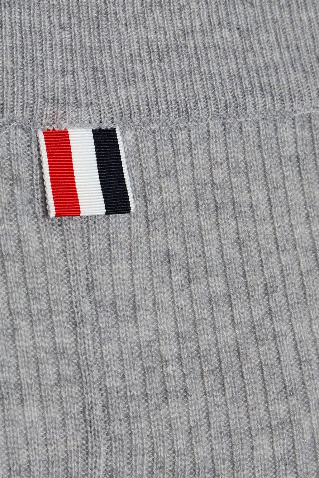 THOM BROWNE Ribbed cashmere shorts