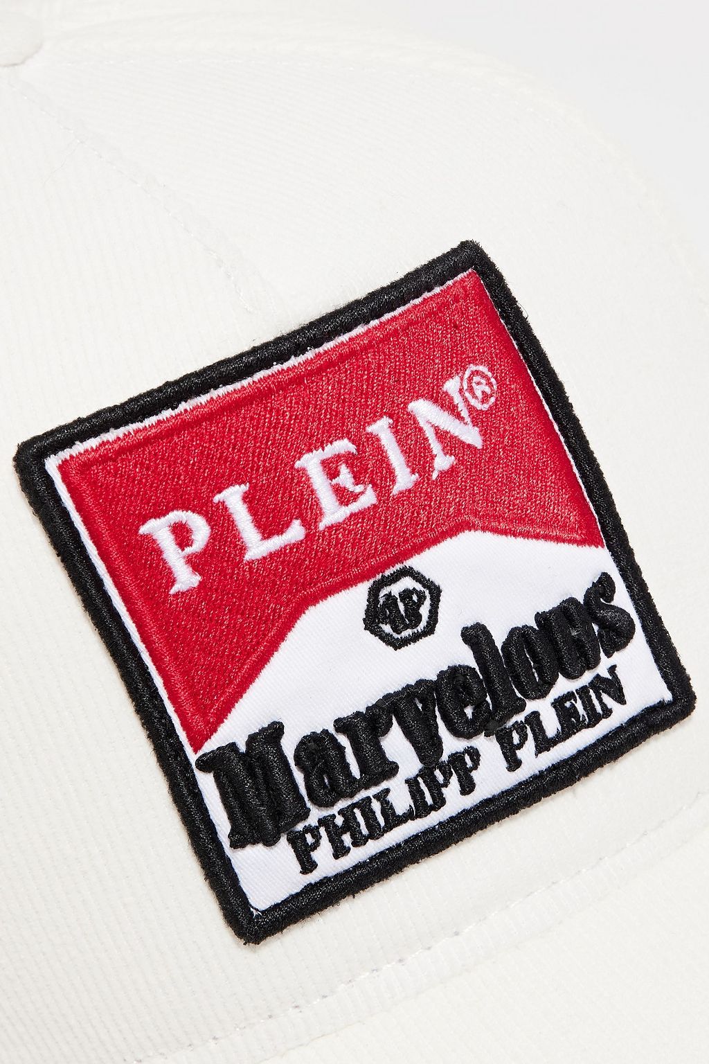 PHILIPP PLEIN Marvelous appliquéd cotton-corduroy baseball cap