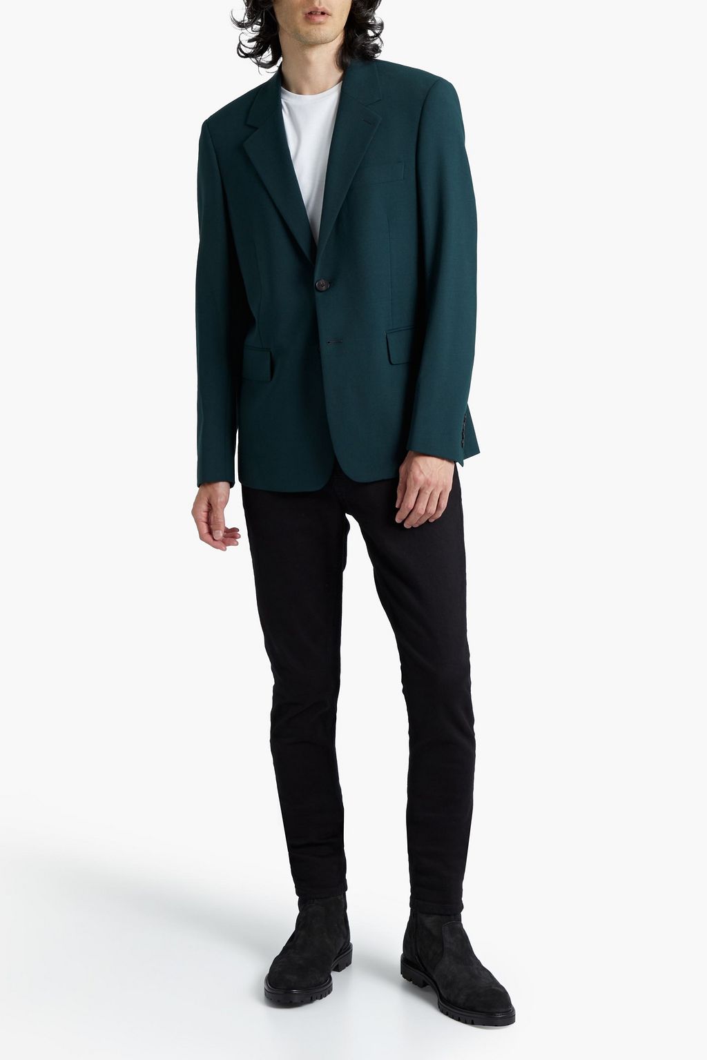 SANDRO Crepe suit jacket