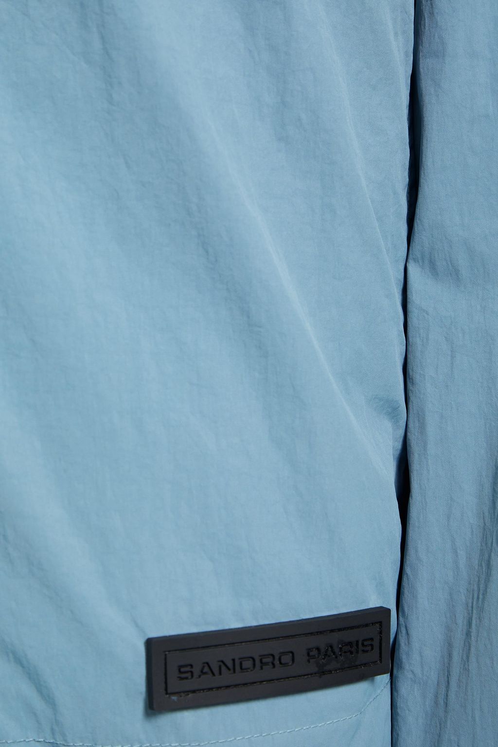 SANDRO Shell hooded jacket