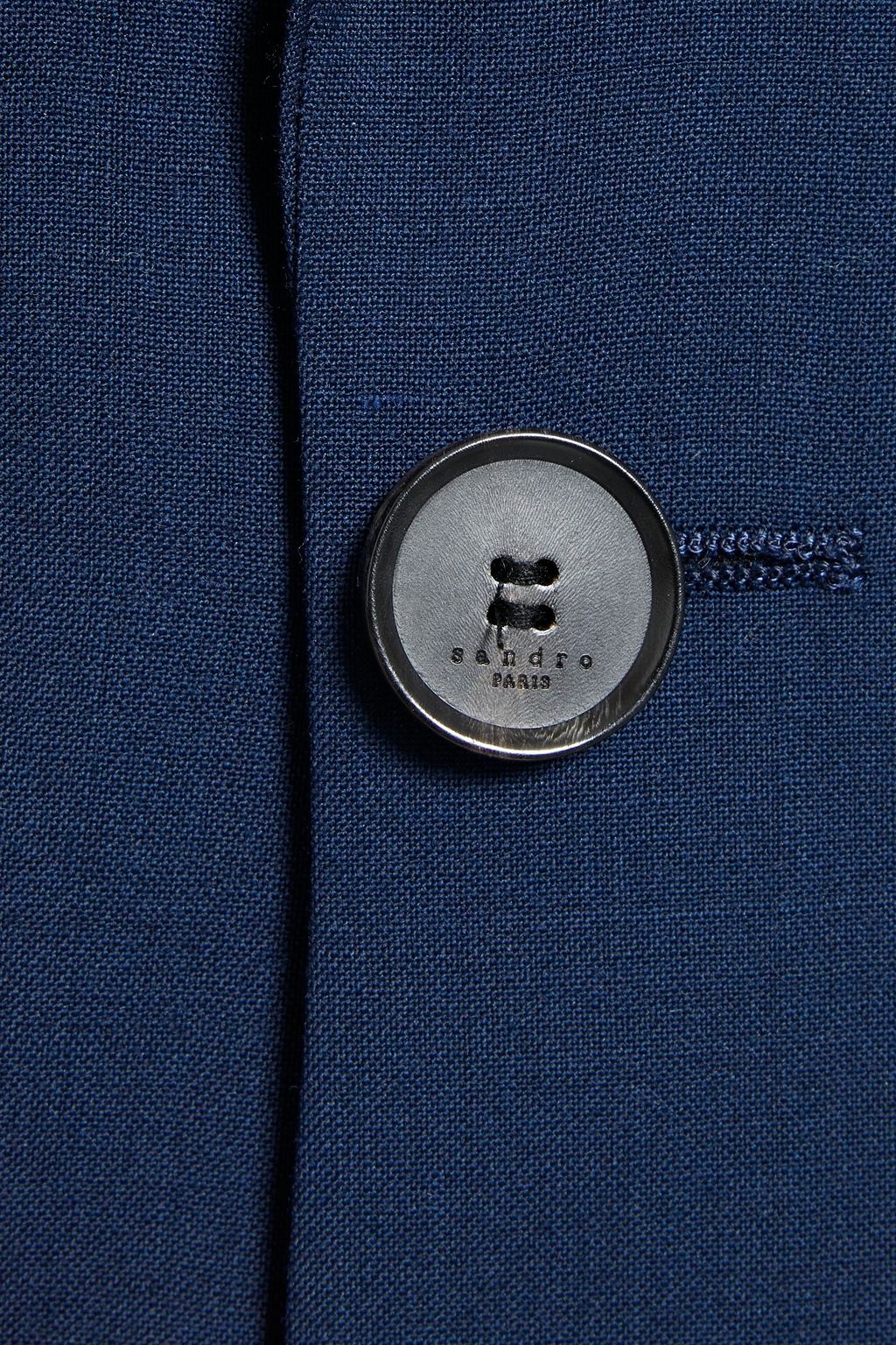 SANDRO Wool and mohair-blend blazer