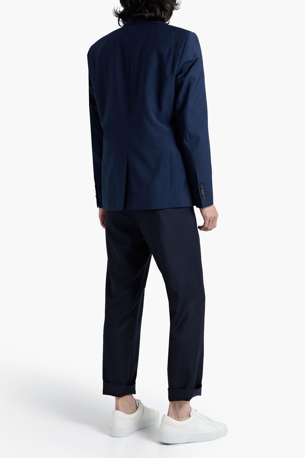 SANDRO Wool and mohair-blend blazer