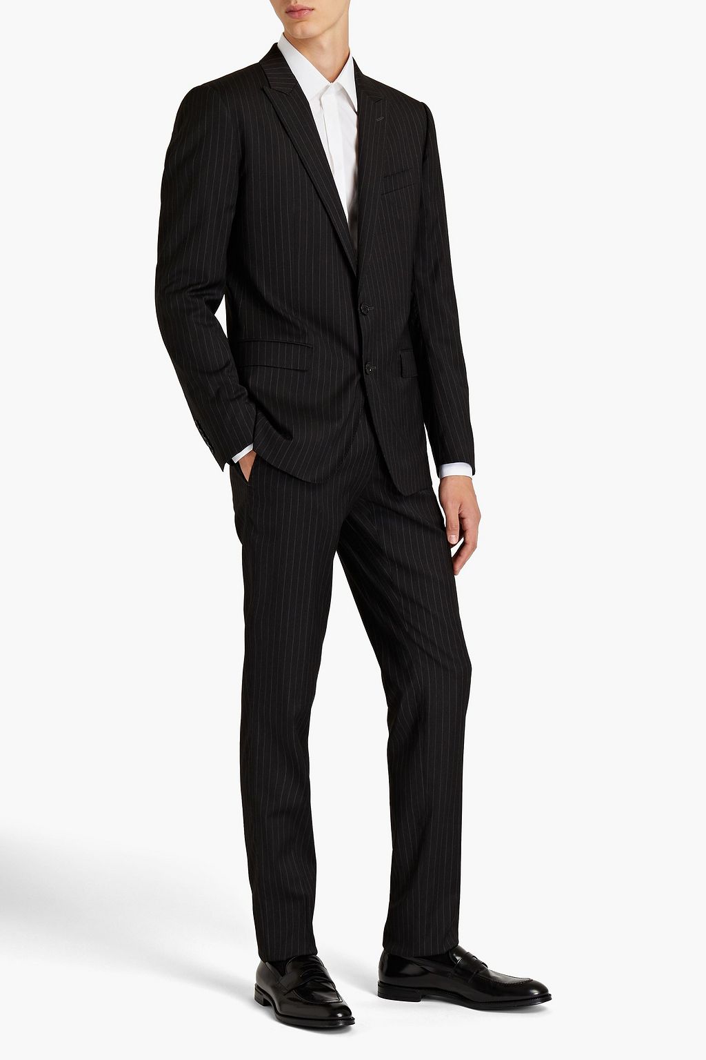 DOLCE & GABBANA Pinstriped wool-blend suit