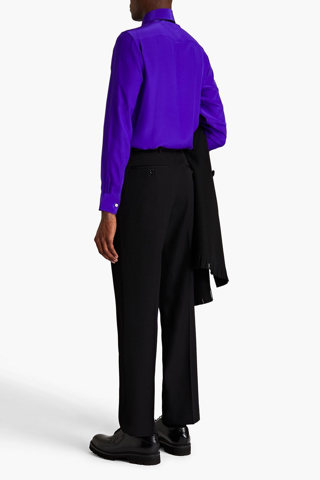 BURBERRY Grain de poudre wool suit pants