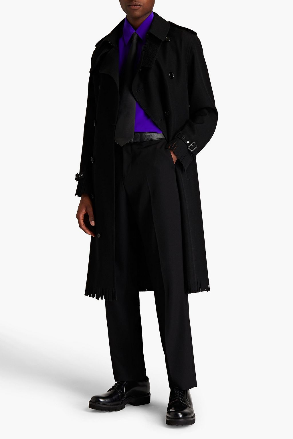 BURBERRY Grain de poudre wool suit pants