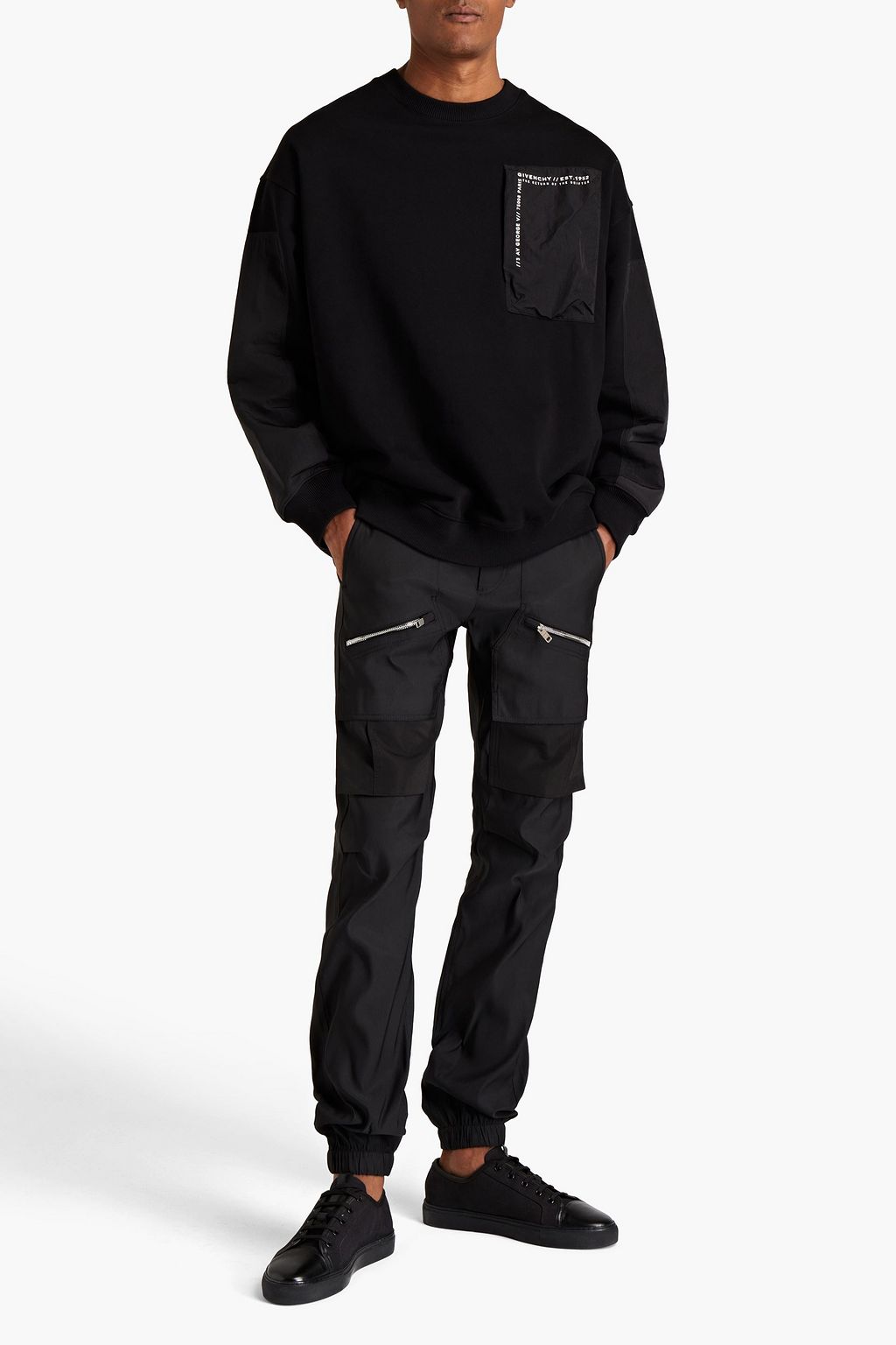 GIVENCHY Ribbed shell cargo pants