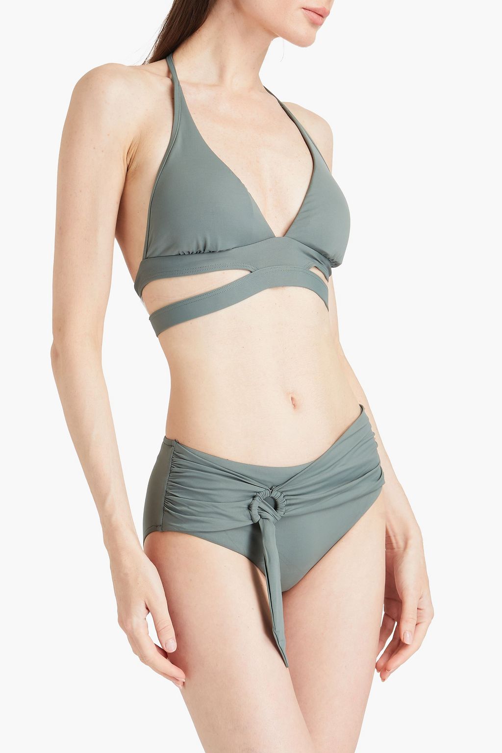 SEAFOLLY Active 홀터넥 비키니 탑