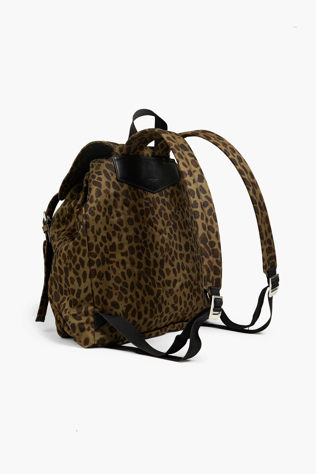 SAINT LAURENT Printed twill backpack