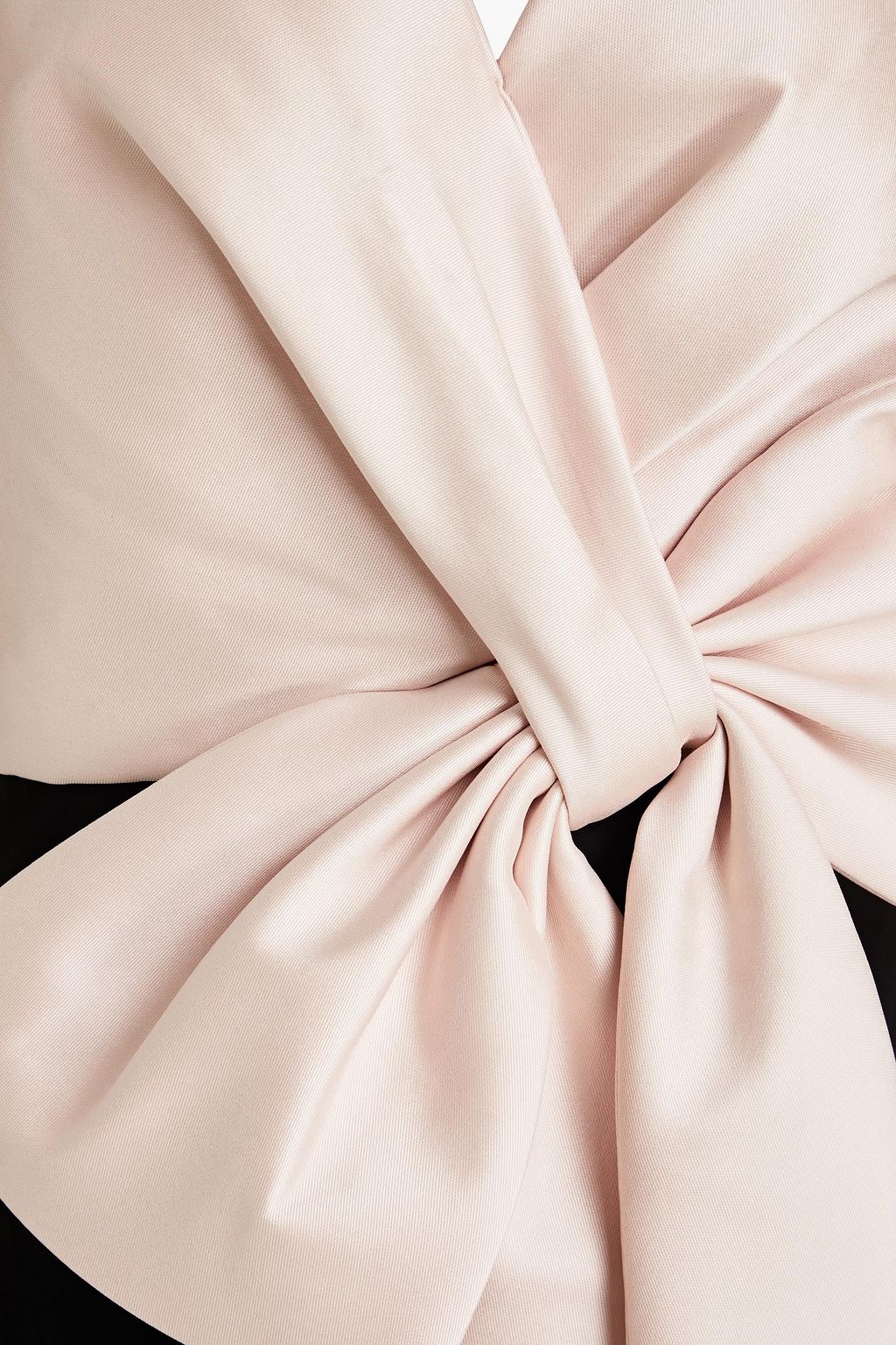 badgley mischka mikado strapless bow gown
