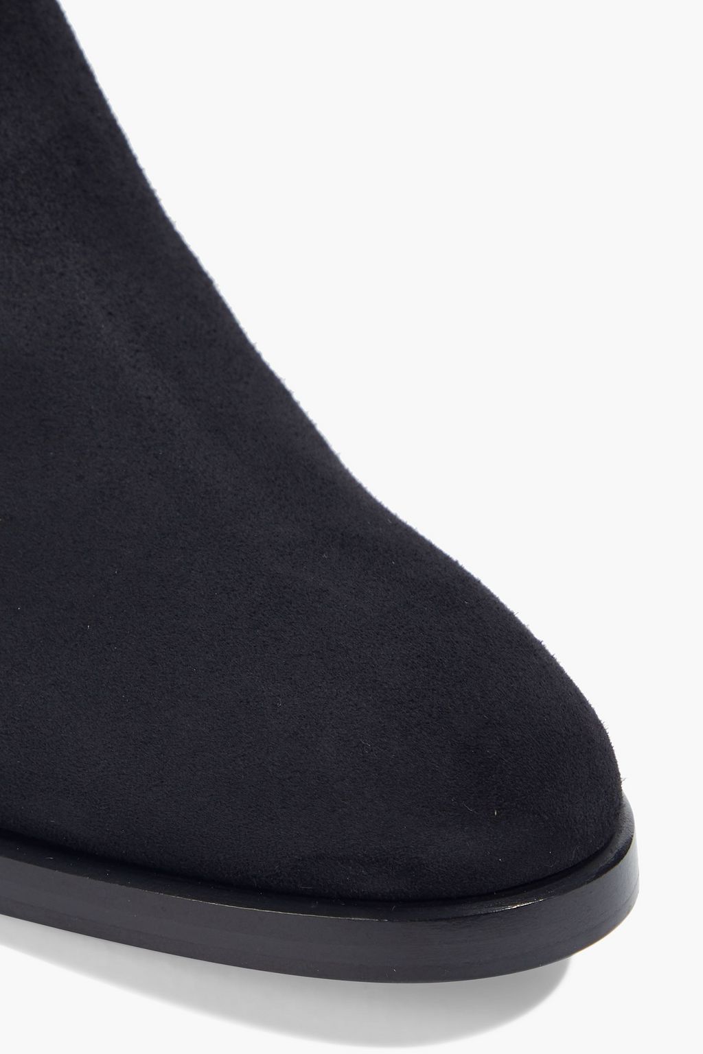 SERGIO ROSSI Buckled suede ankle boots