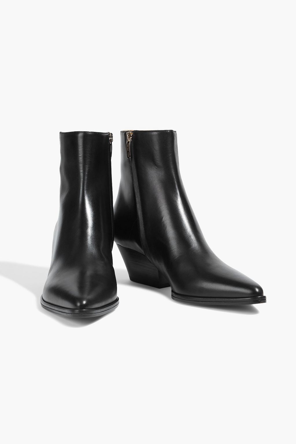 SERGIO ROSSI Carla leather ankle boots
