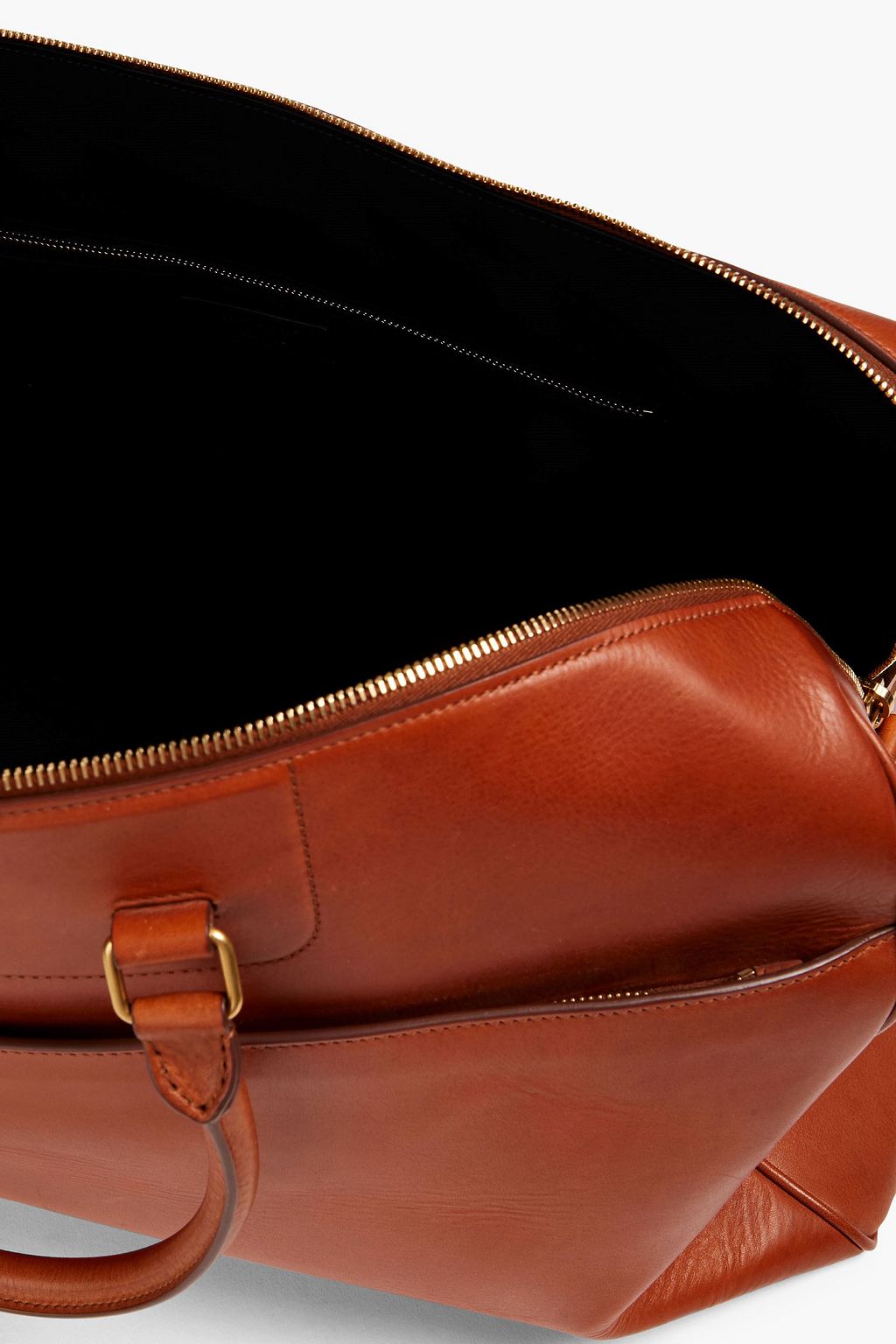 SAINT LAURENT Leather weekend bag