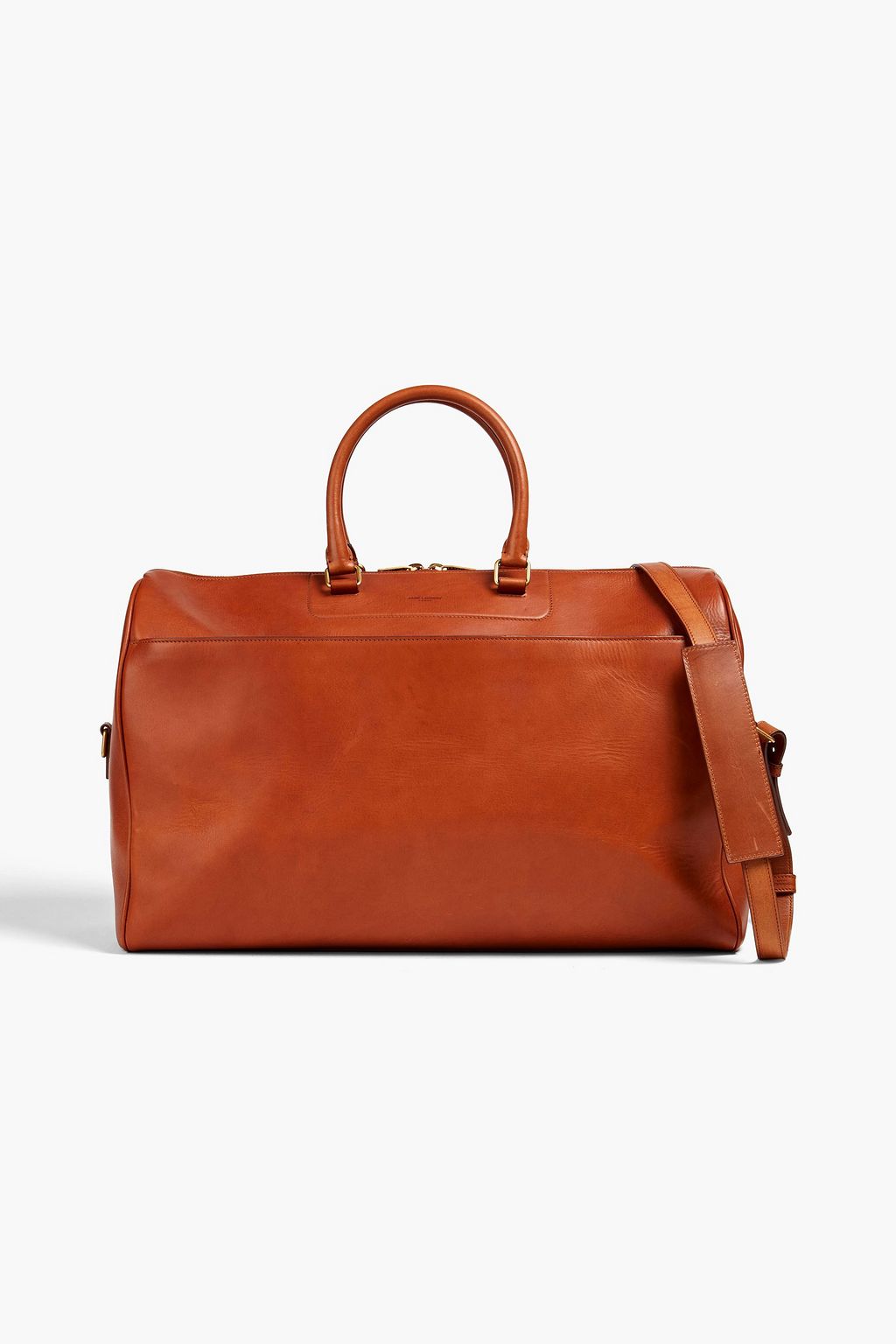 SAINT LAURENT Leather weekend bag