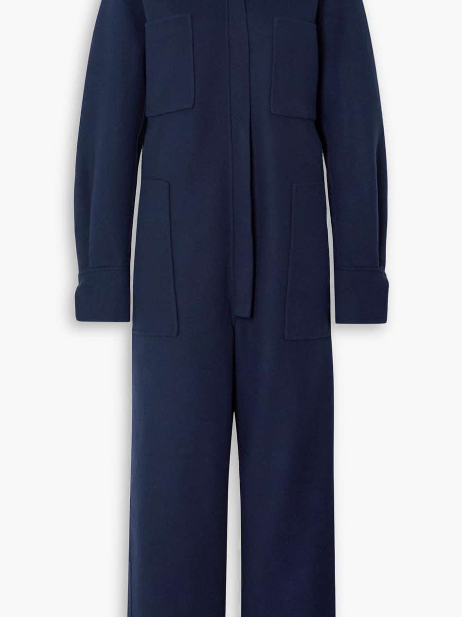 wool-felt jumpsuit
