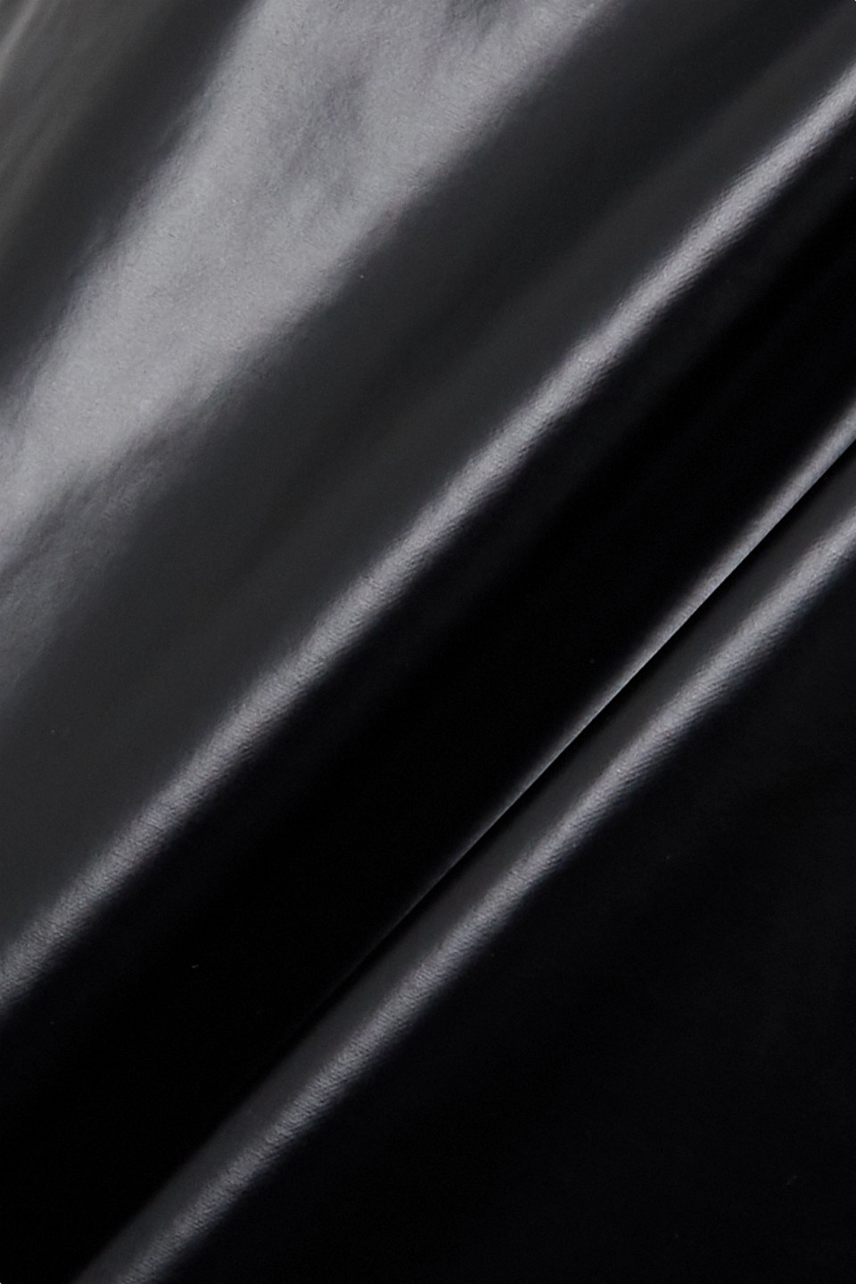 KASSL EDITIONS FAUX LEATHER WIDE-LEG PANTS