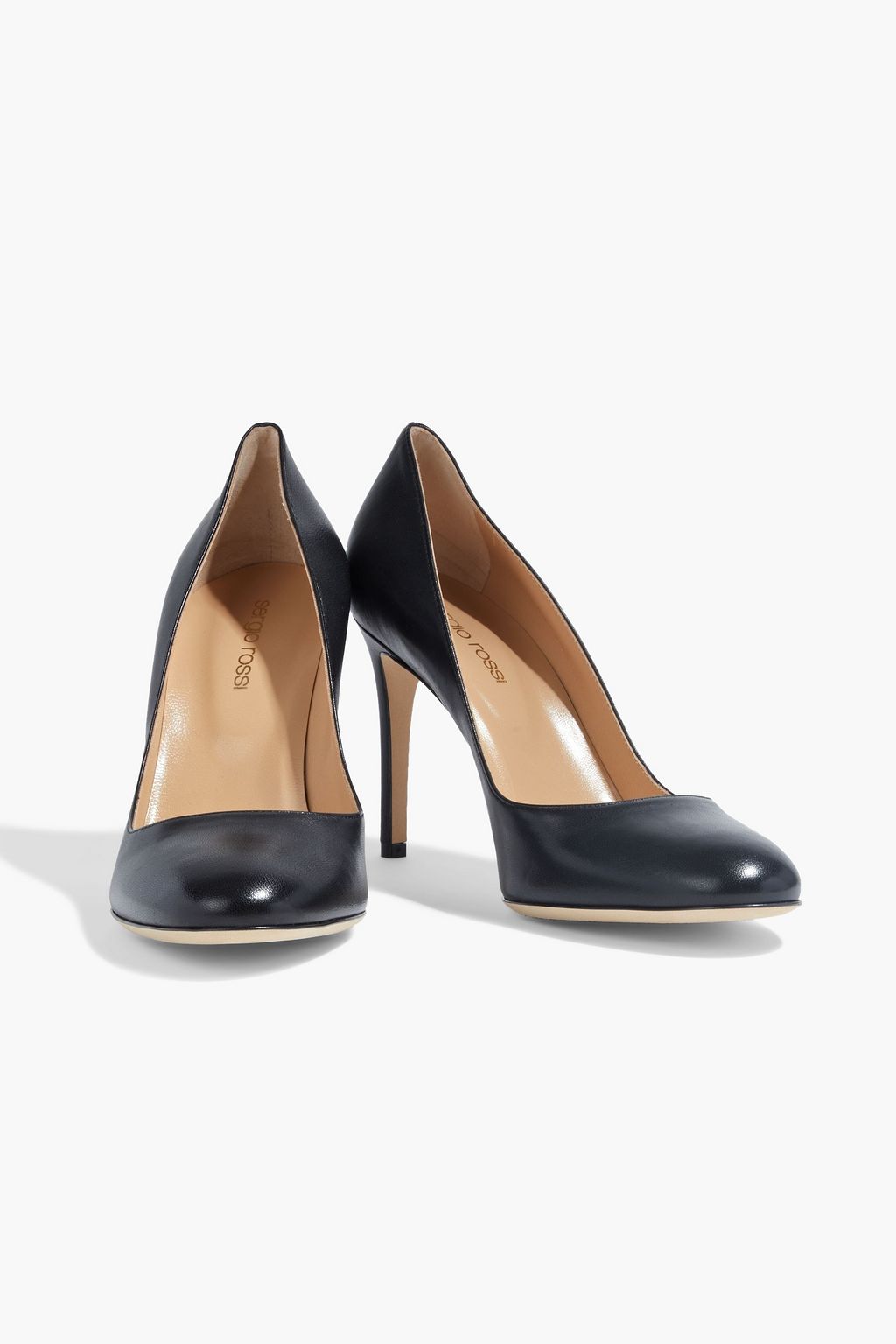 SERGIO ROSSI Madame 90 leather pumps