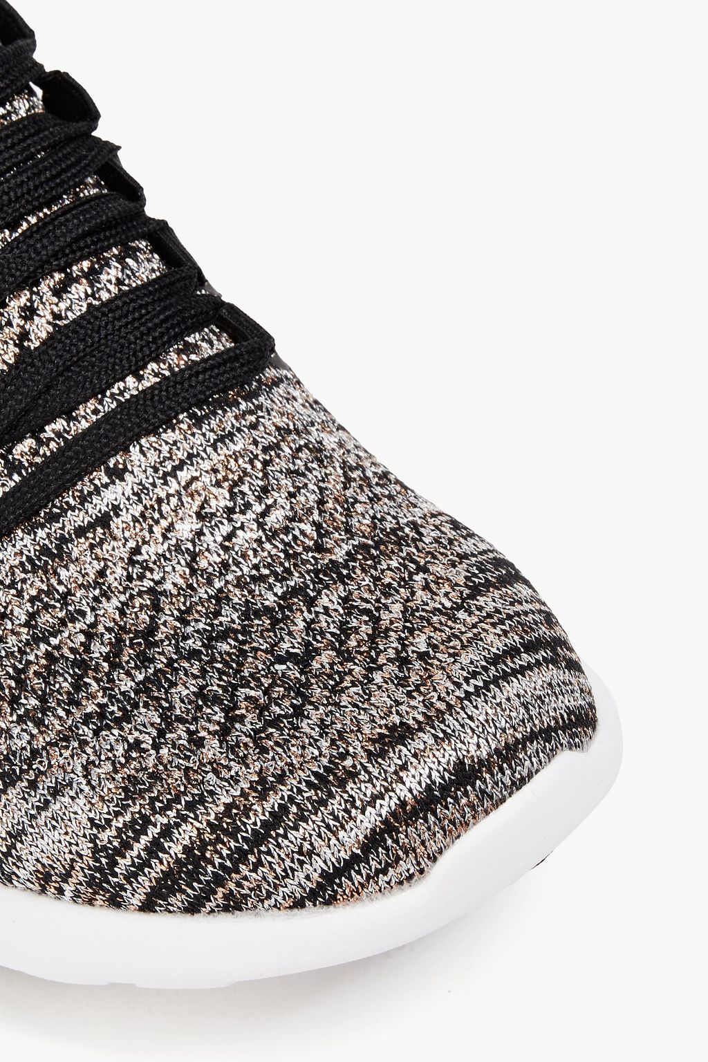 APL® ATHLETIC PROPULSION LABS Perforated metallic stretch-knit sneakers