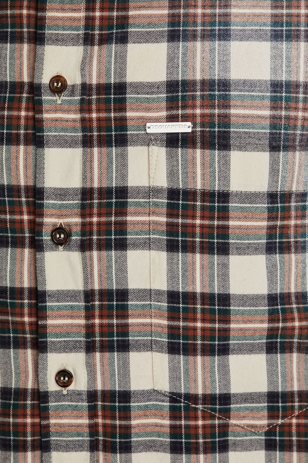 DSQUARED2 Checked cotton-flannel shirt