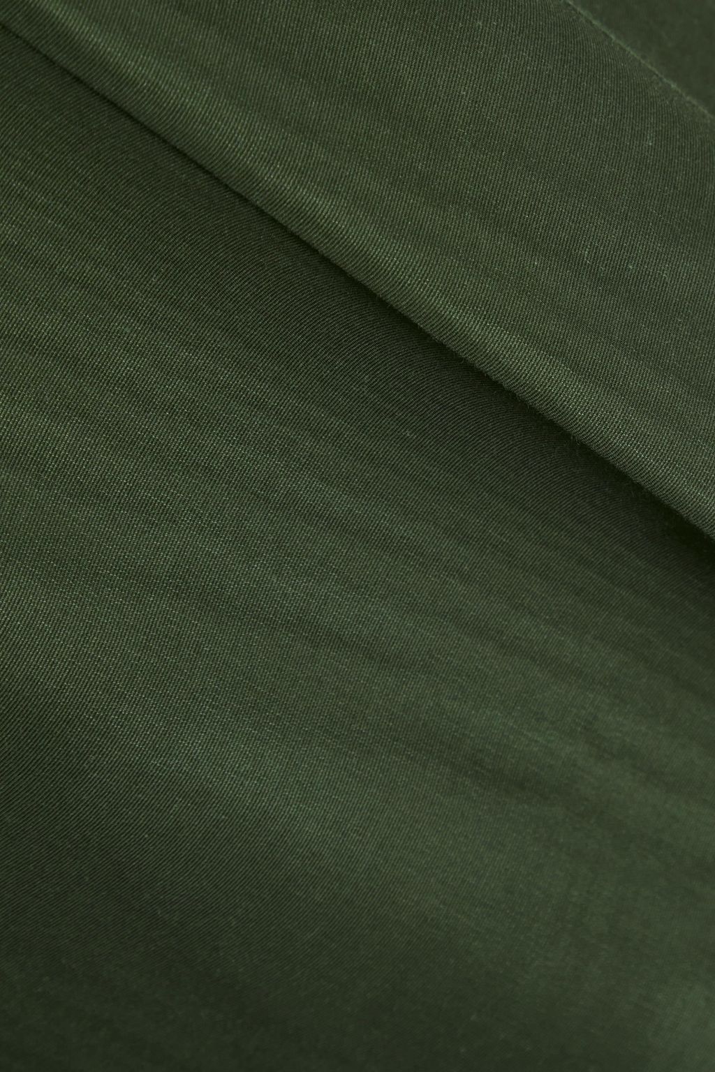 OSCAR DE LA RENTA Cotton-blend moire wide-leg pants