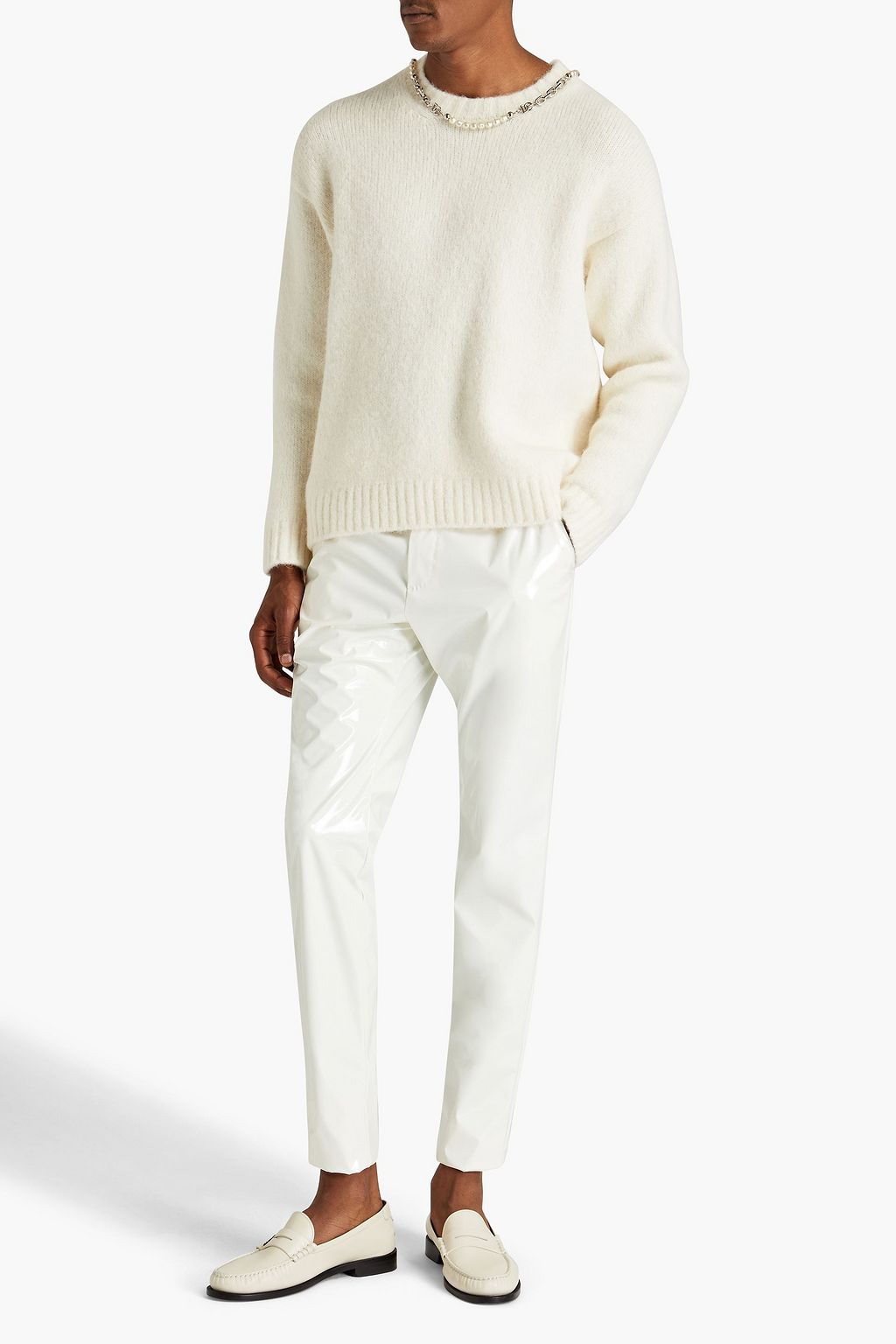 DOLCE & GABBANA Vinyl suit pants