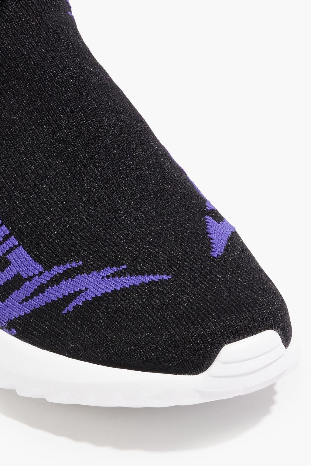 REEBOK X VETEMENTS Logo-print stretch-knit slip-on sneakers