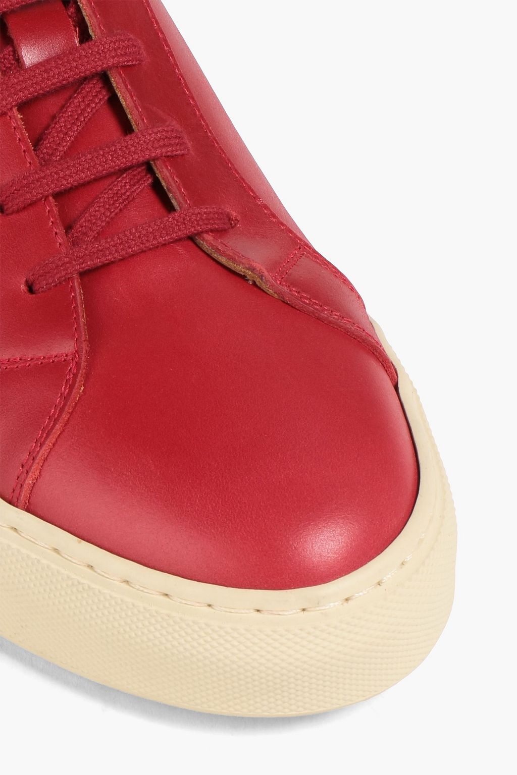 retro leather sneakers