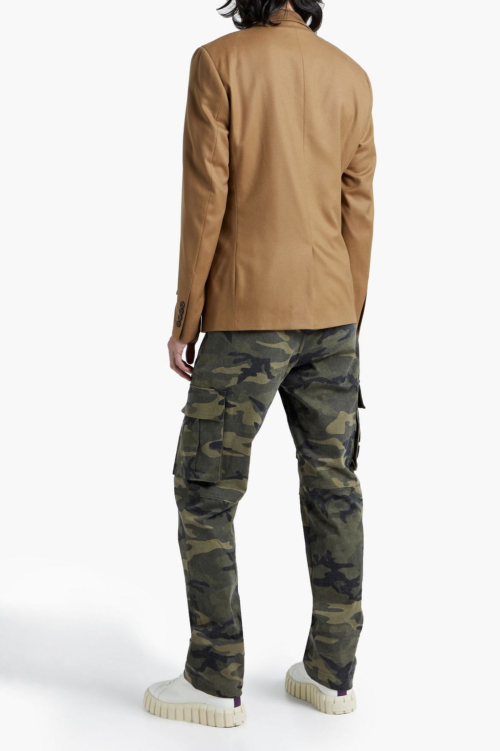 SANDRO Wool-twill blazer