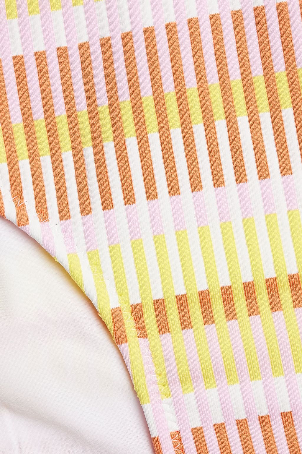 SOLID & STRIPED سروال بيكيني ’ذا ديسي’ بخصر منخفض بتصميم مخطط