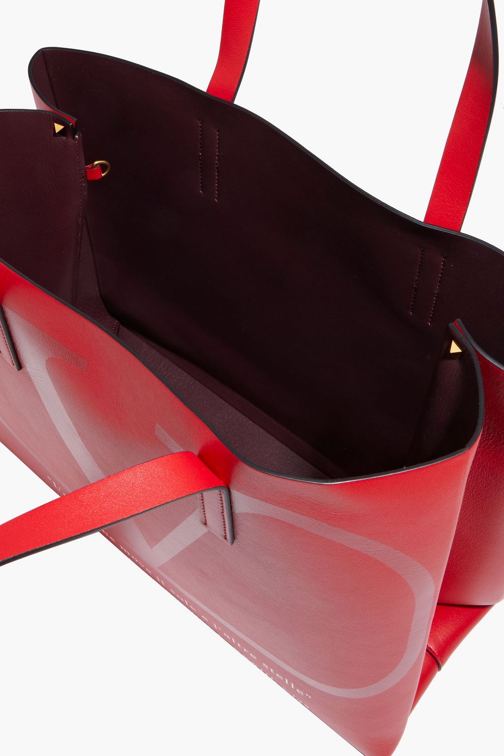 VALENTINO GARAVANI Printed leather tote