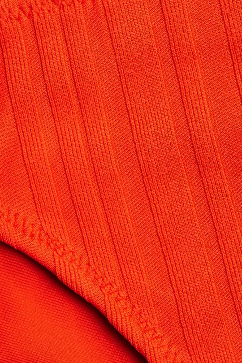 SOLID & STRIPED سروال بيكيني ’ذي إيفا’ بتصميم مضلّع وخصر منخفض