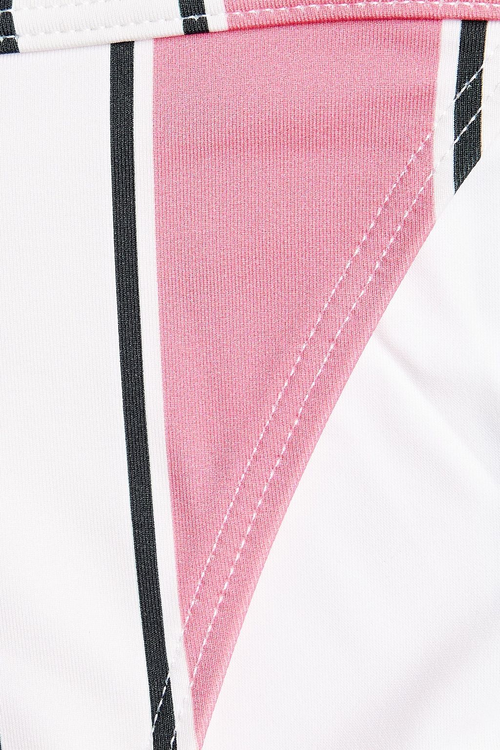 SOLID & STRIPED The Lulu tief sitzendes Bikini-Höschen mit Streifen