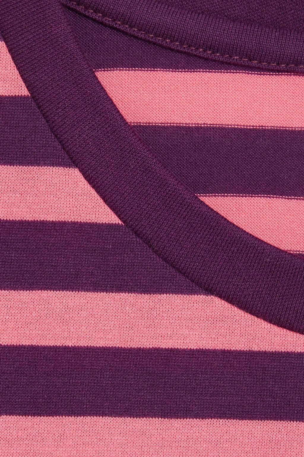 SAINT LAURENT Striped cotton-jersey T-shirt