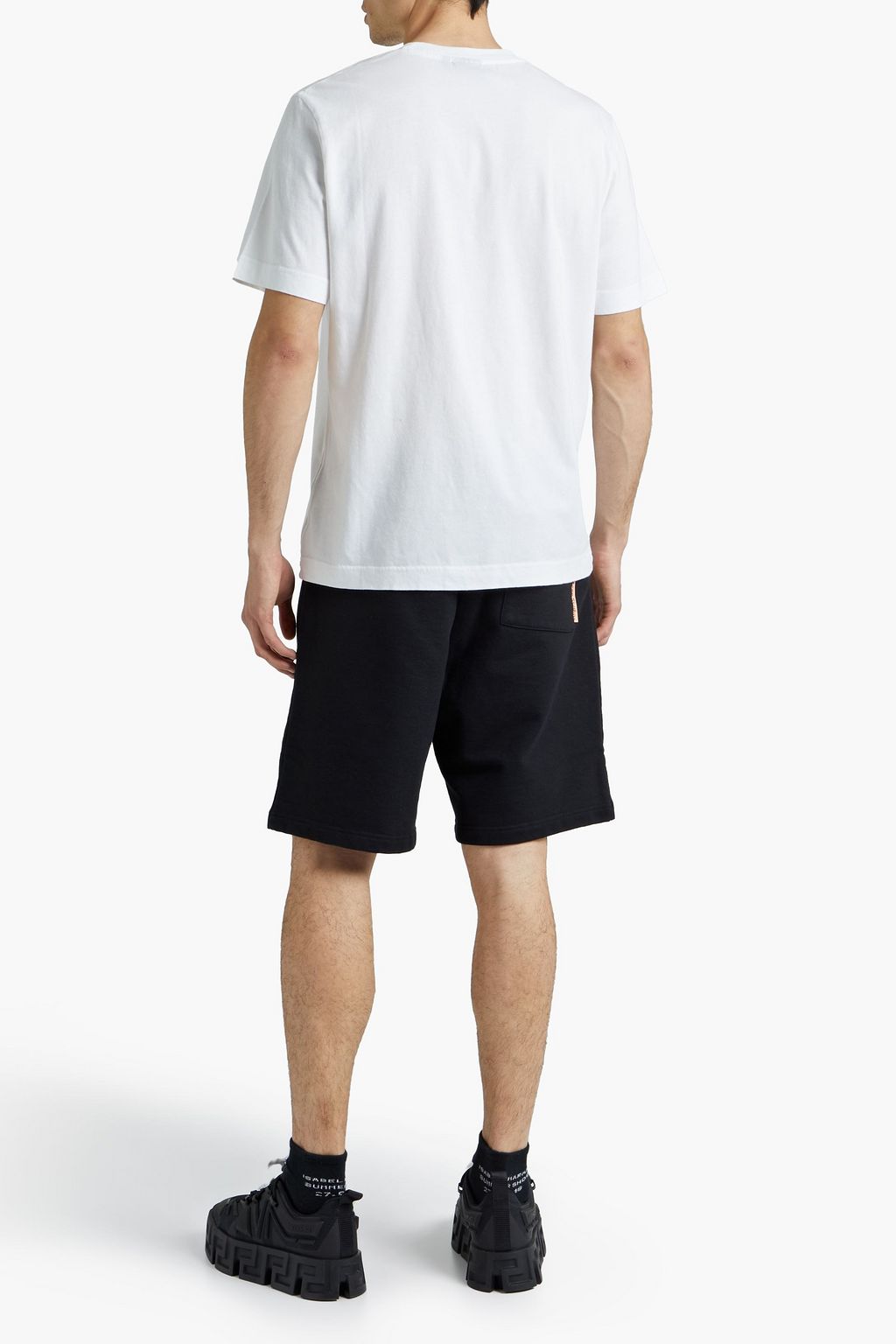 BARBOUR Printed cotton-jersey T-shirt