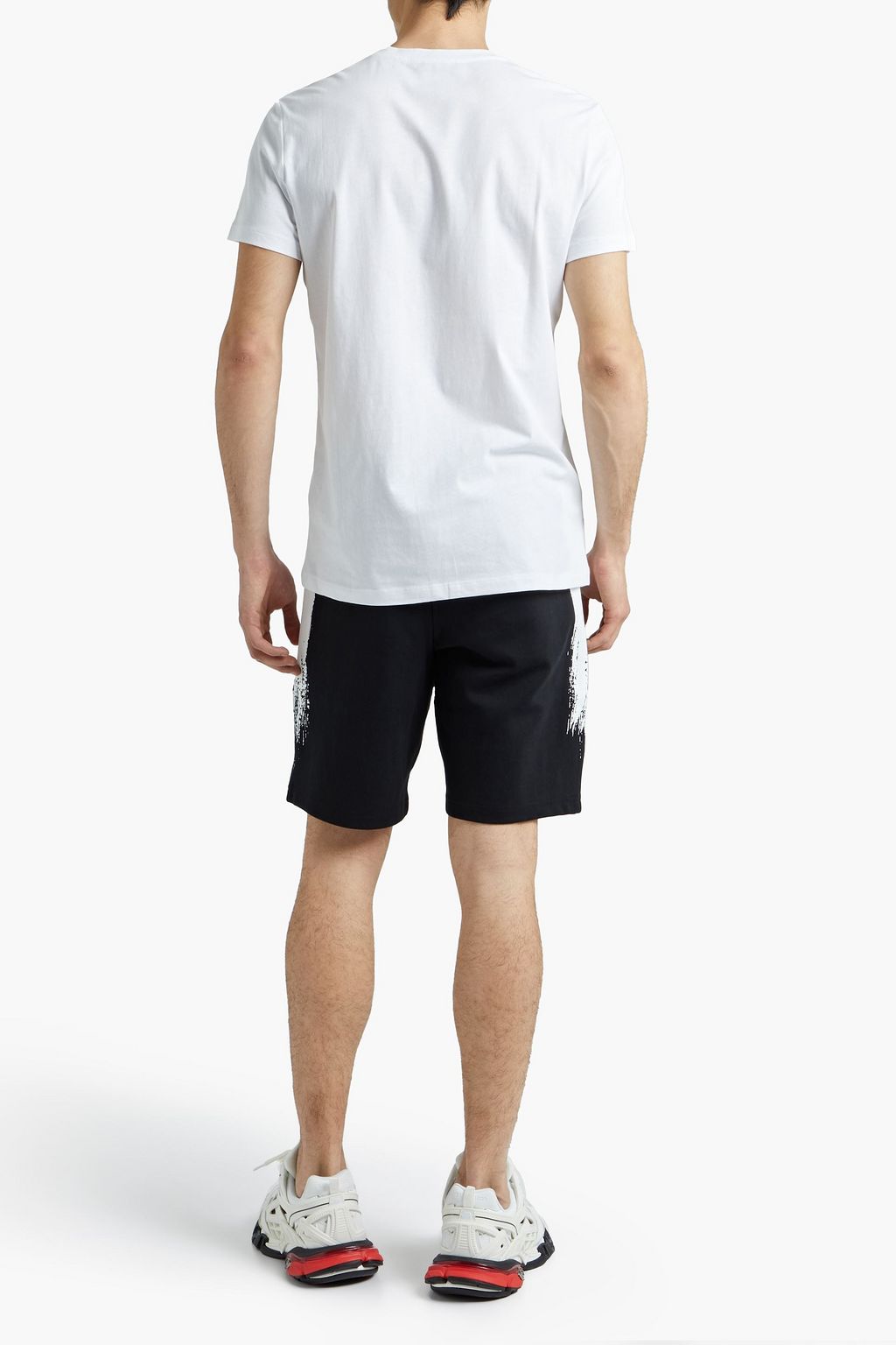 BALMAIN Printed cotton-jersey T-shirt