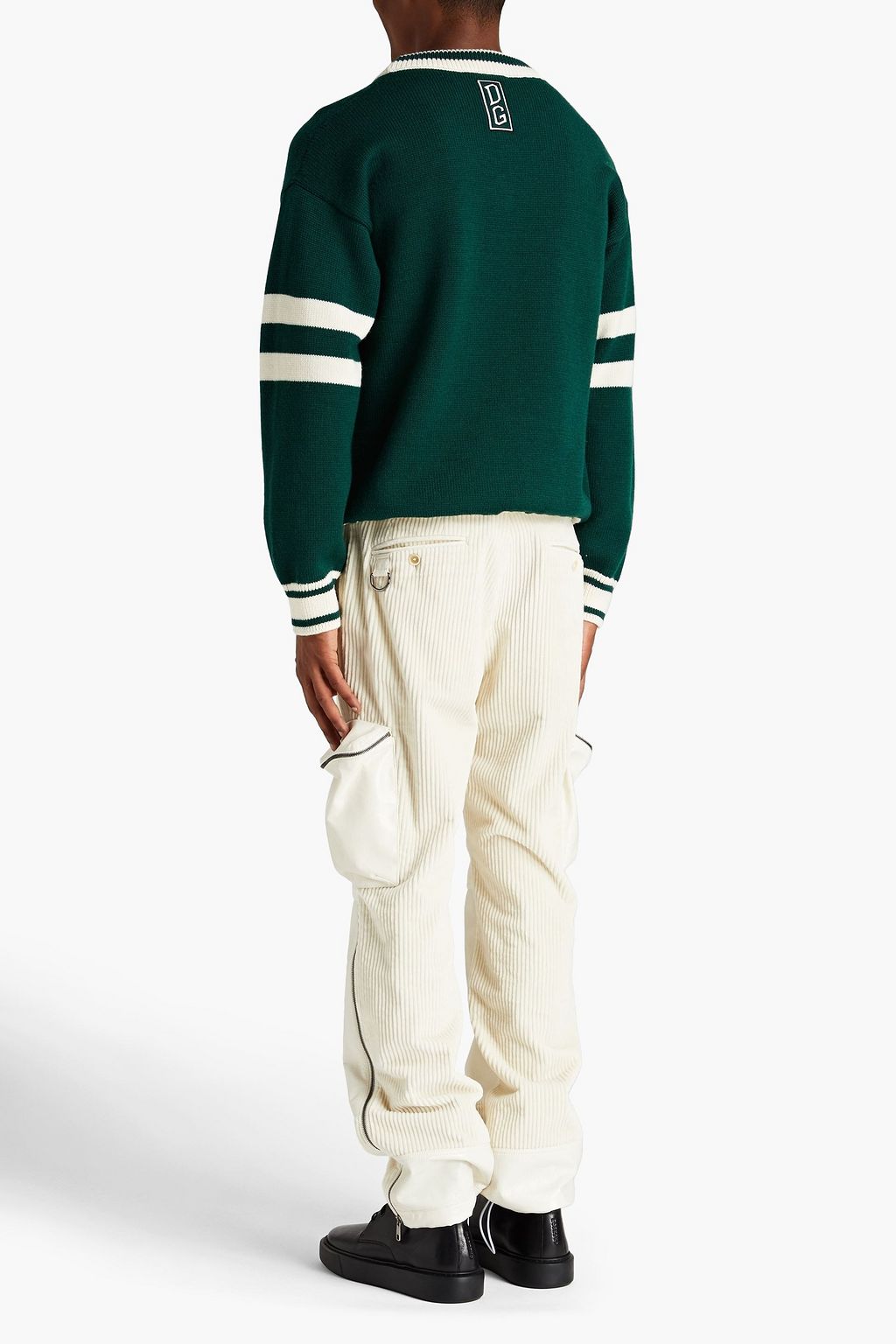 DOLCE & GABBANA Cotton-corduroy chinos