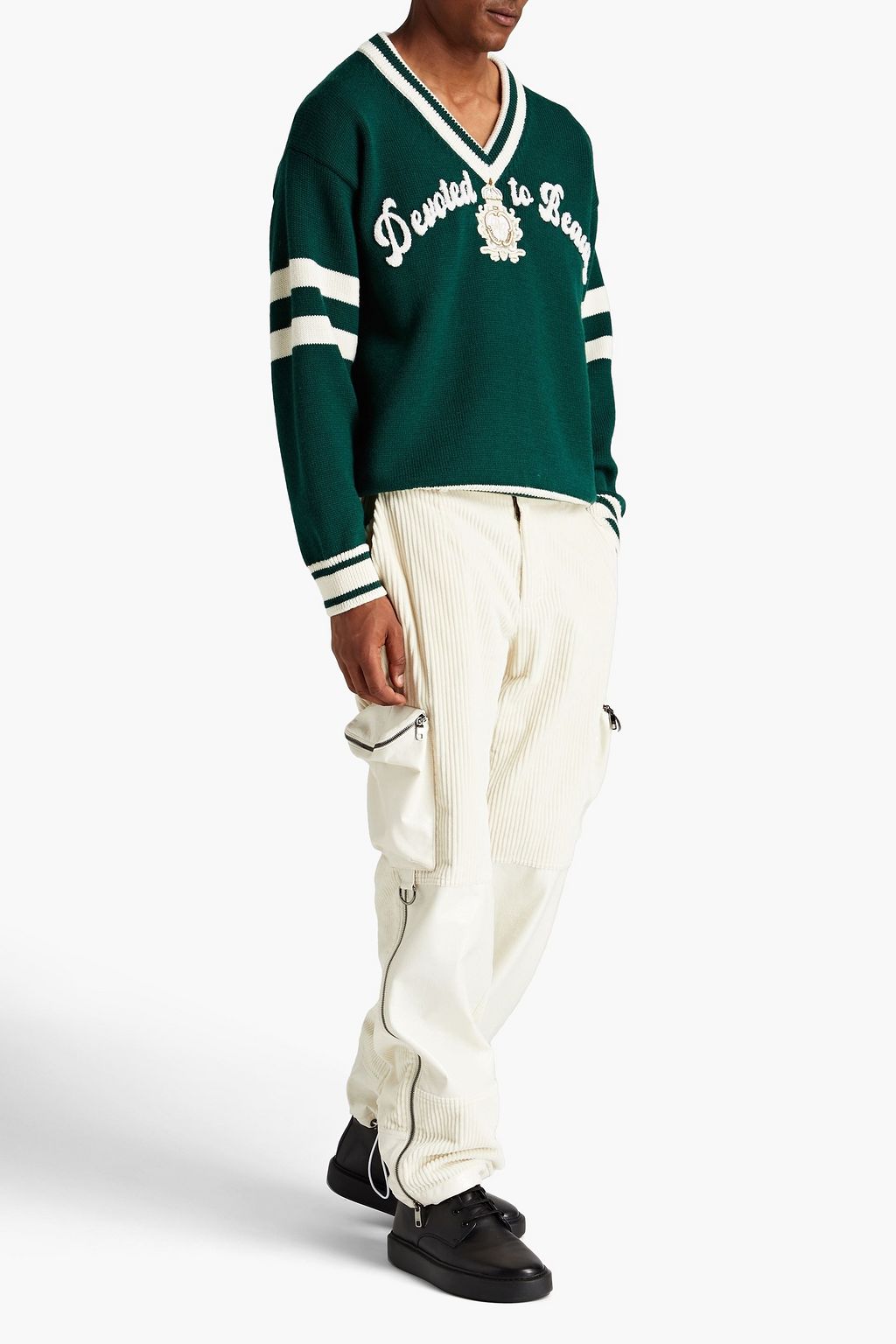 DOLCE & GABBANA Cotton-corduroy chinos