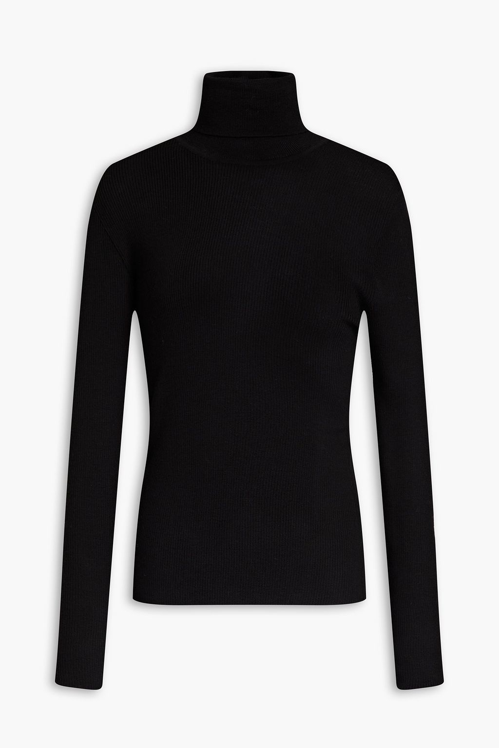 Black Wool turtleneck sweater | ALBERTA 