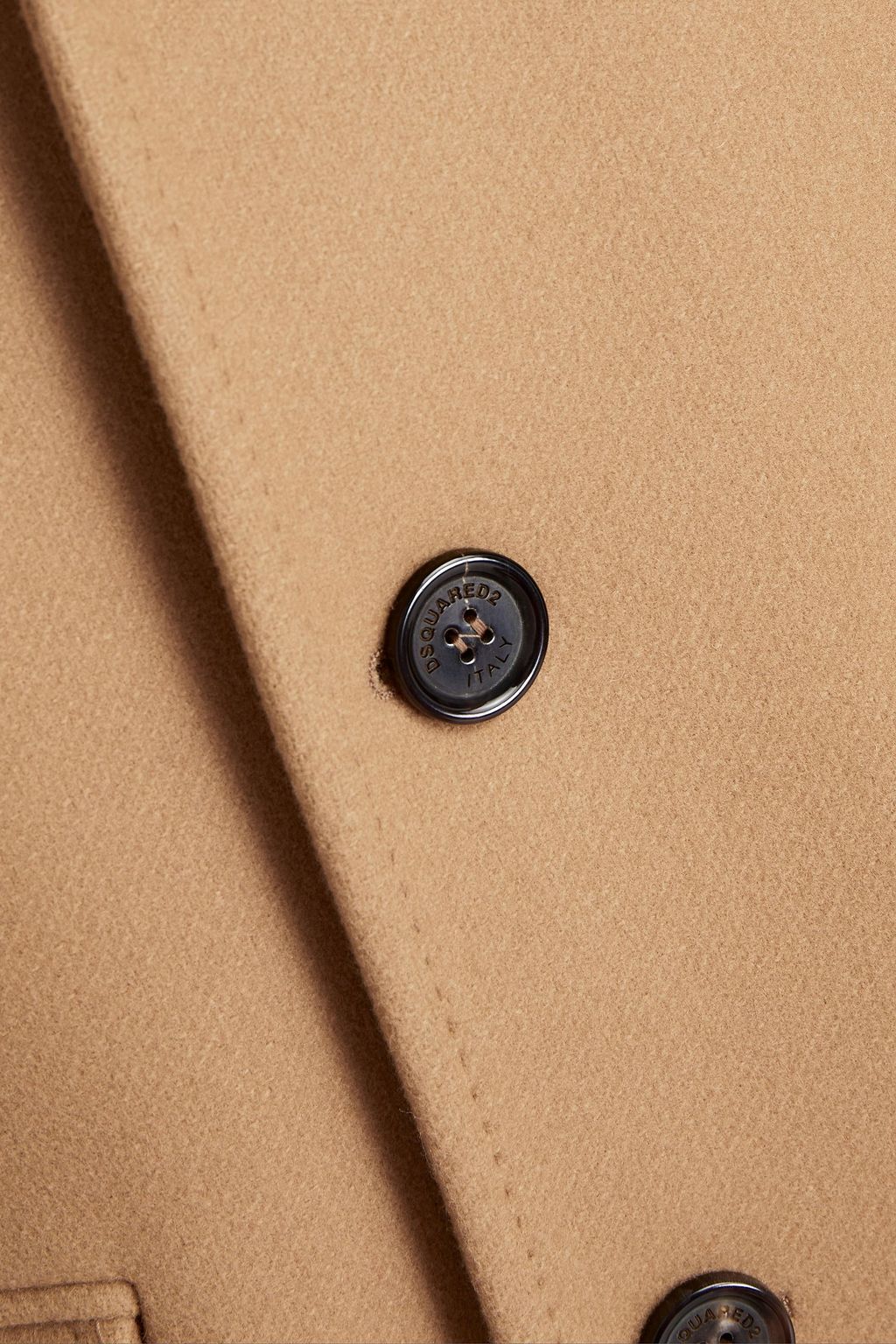 DSQUARED2 Brushed wool-blend felt coat