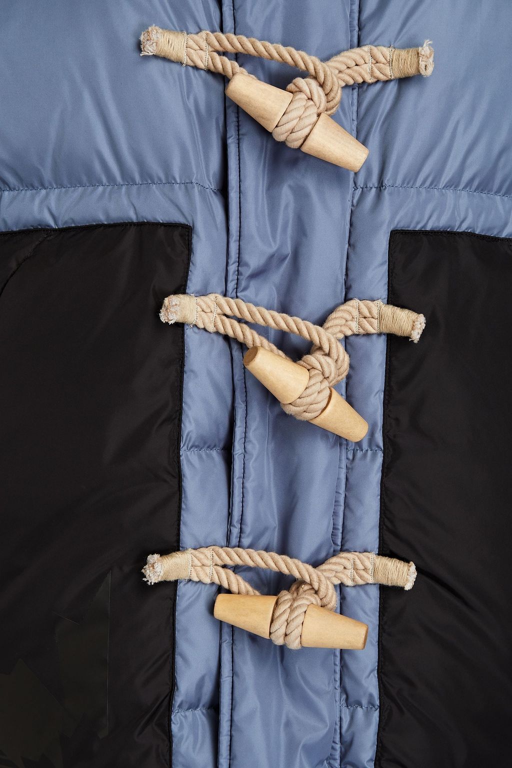 DSQUARED2 Shearling-trimmed quilted shell hooded down jacket