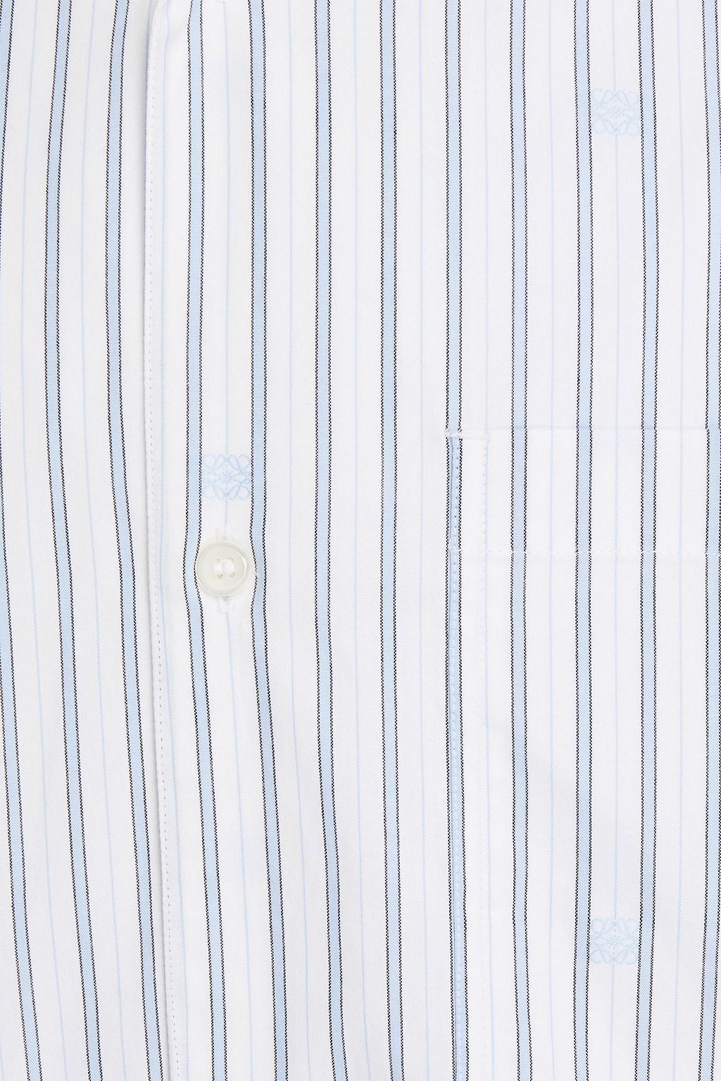 LOEWE Striped cotton-poplin shirt