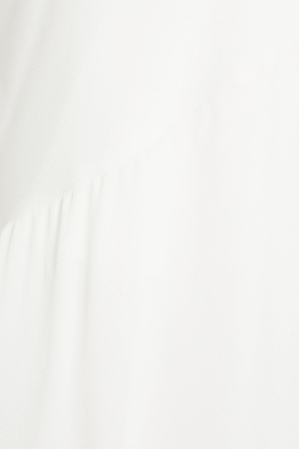REBECCA VALLANCE Blume Robe aus Crêpe mit asymmetrischer Schulterpartie
