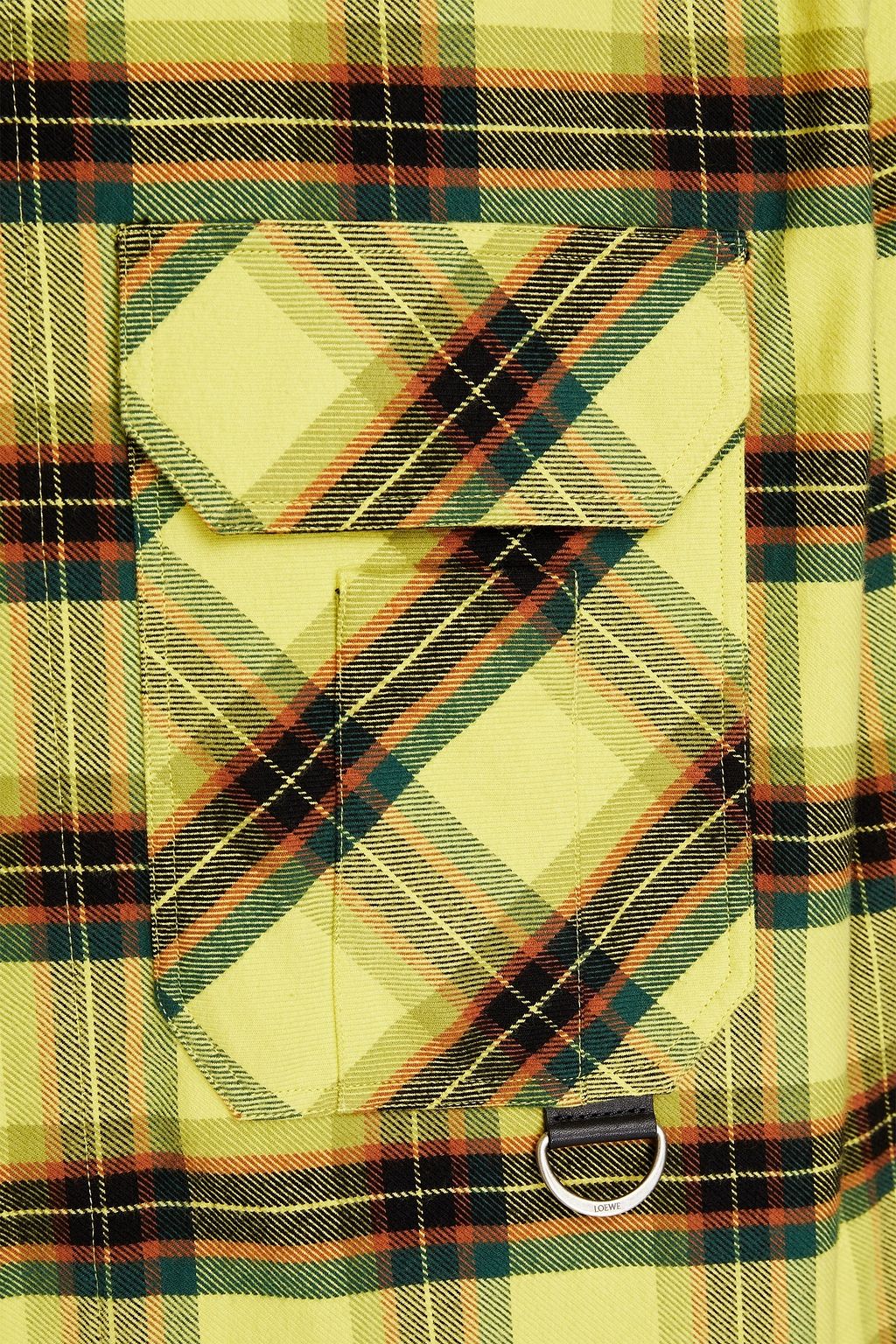 LOEWE Checked cotton-twill shirt