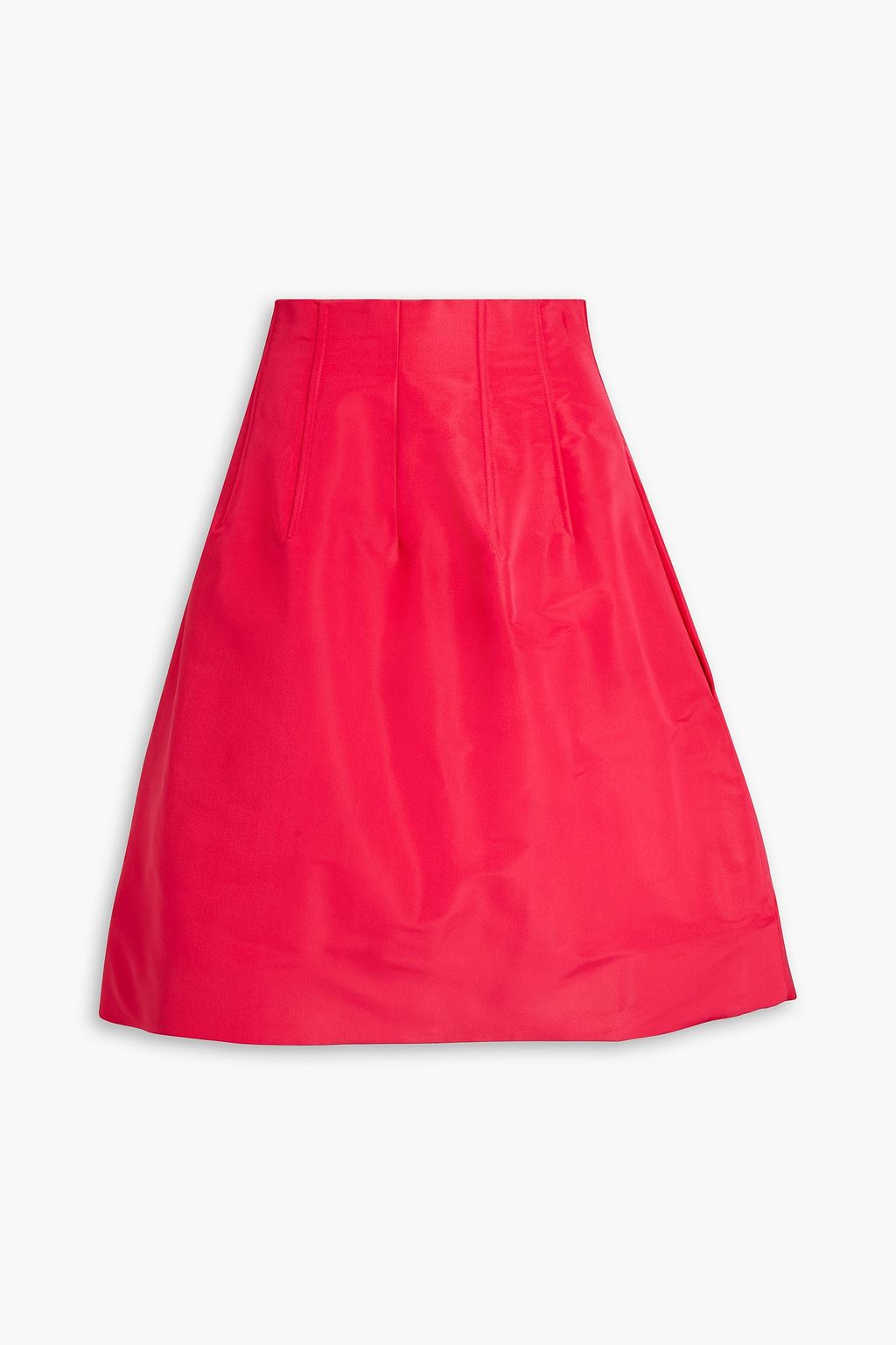 taffeta flared skirt