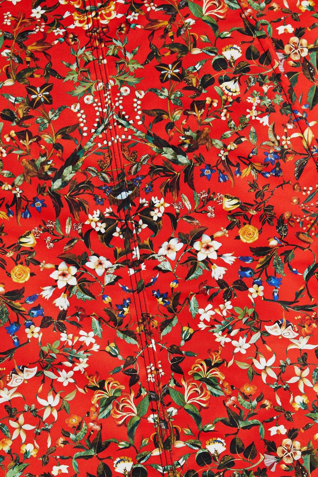 BURBERRY Cordura-paneled floral-print twill jacket