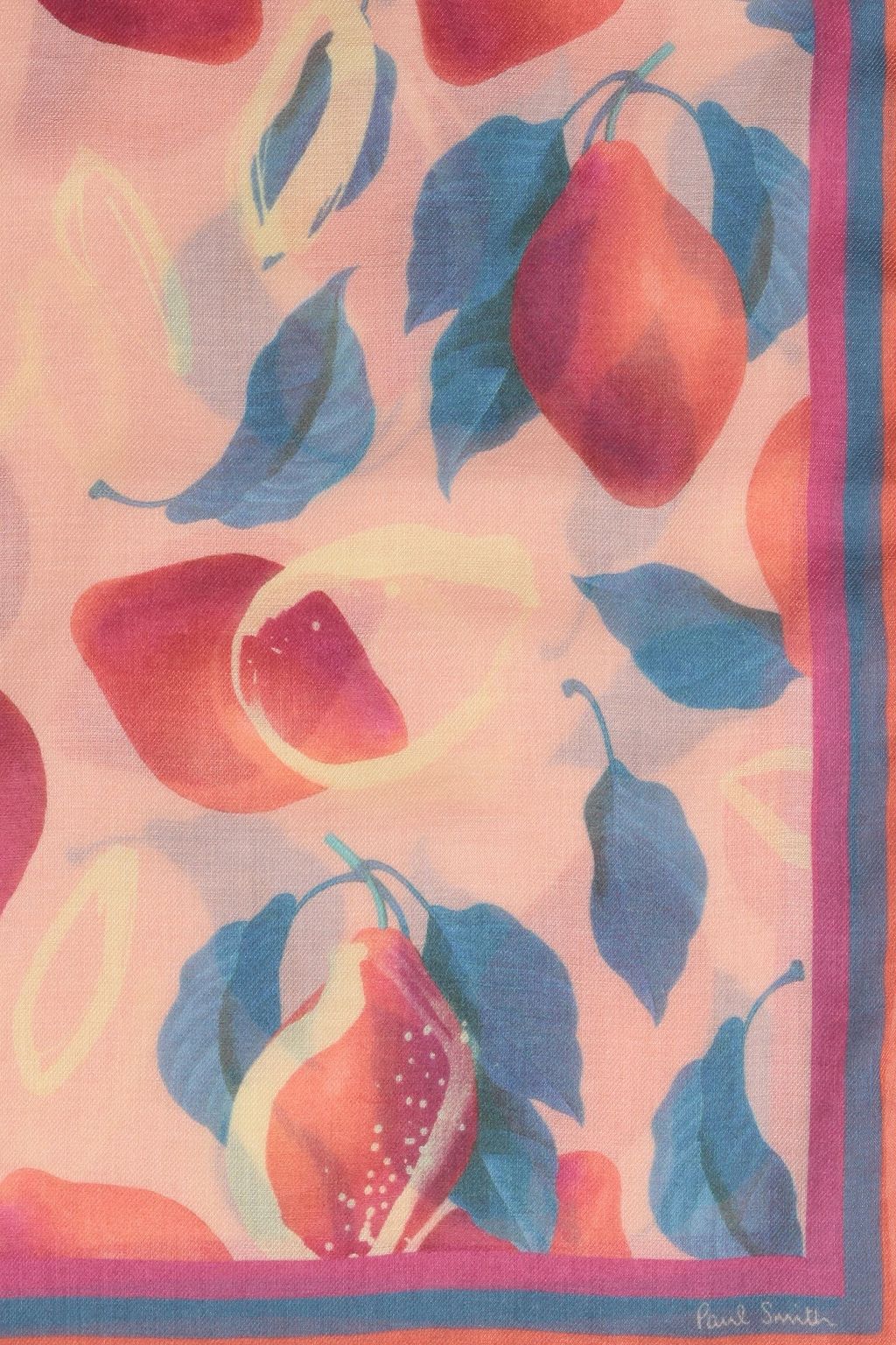 PAUL SMITH Printed cotton, modal and silk-blend scarf