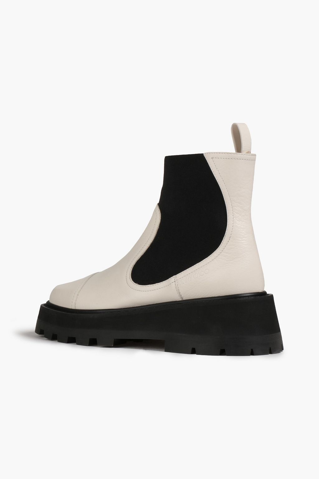 JIMMY CHOO Clayton zweifarbige Ankle Boots aus Leder
