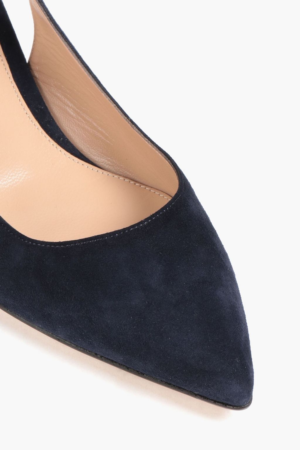 GIANVITO ROSSI Amee suede slingback pumps