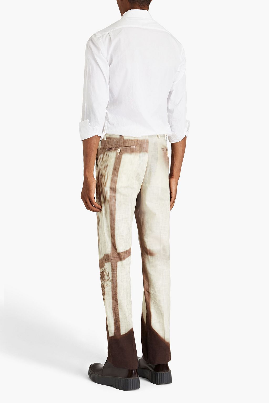 FENDI Printed cotton pants