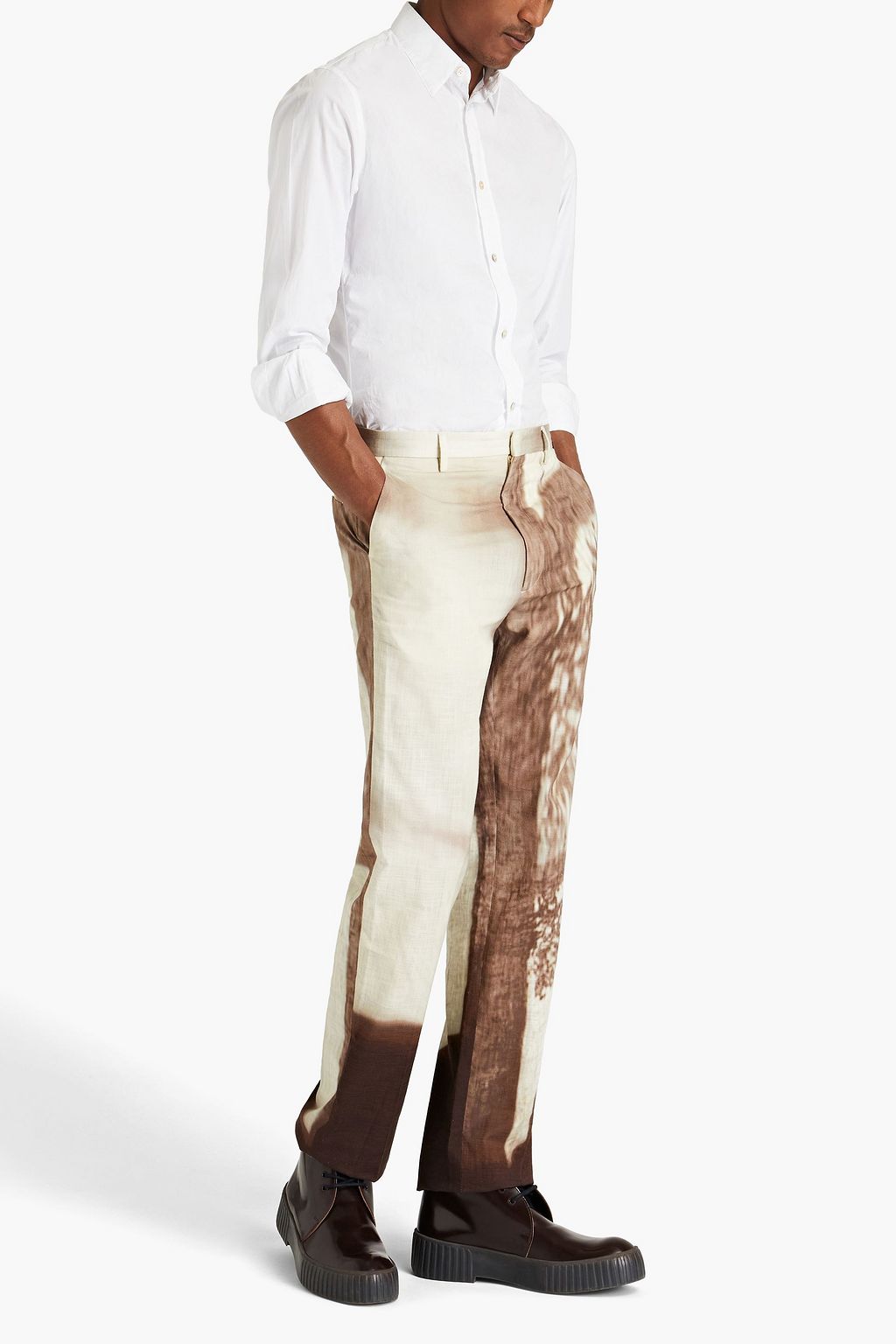 FENDI Printed cotton pants