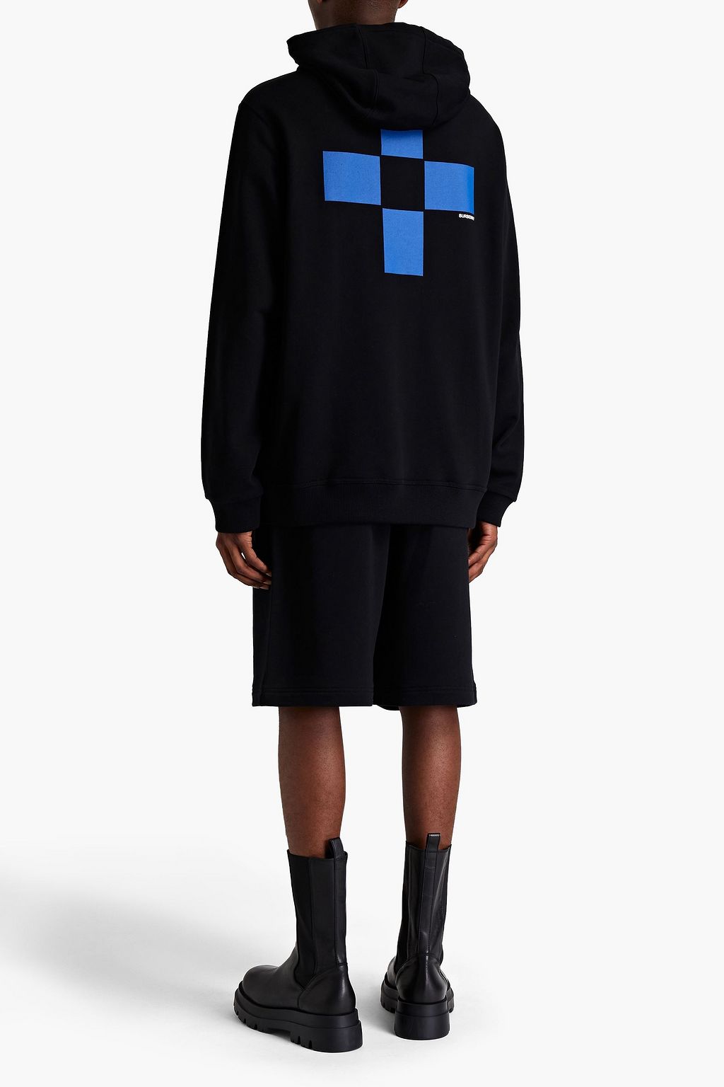 BURBERRY Printed French cotton-terry sweatshirt